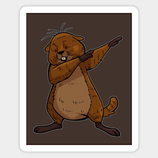 Groundhog Dabbing Dance In The Underground Magnet